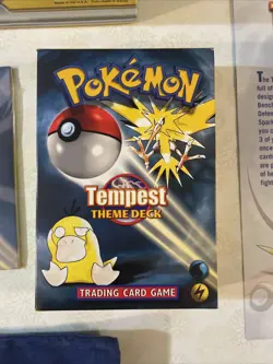 Vintage Pokemon Tempest Gift Box *WITH Theme Deck Cards* CIB All Mint Condition - Image 2