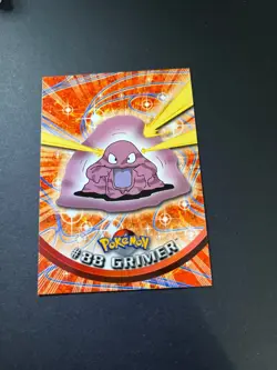 Topps Pokemon Grimer 88 Series 1 Card Blue Topps Trading Card Vintage - Image 2