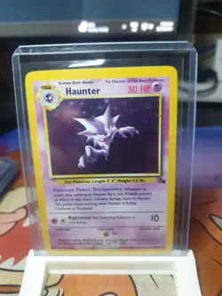 Haunter 6/62 Holo Rare - WOTC Fossil Set 1999 - Pokemon Card - Low Play - Image 1