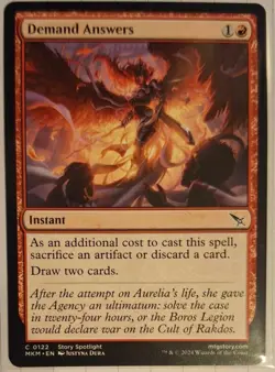 MTG - Demand Answers - Common 122 - Murders at Karlov Manor x2 - Image 1