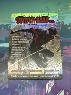 Miles Morales (Borderless) (Foil) 0234 (M) MTG Marvel's Spider-Man (SPM) - Image 2