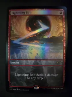 Lightning Bolt NM FOIL Secret Lair Drop Series MTG FREE SHIPPING - Image 1
