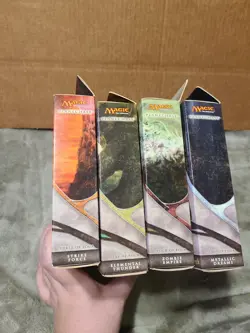 MTG Magic Planechase 2009 4 Deck Box Set Zombie Empire Planes Dice New Sealed #1 - Image 4