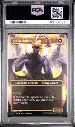 FINAL FANTASY 0398 KEFKA, COURT MAGE/KEFKA, RULER OF RUIN BORDERLESS PSA 9 - Image 2