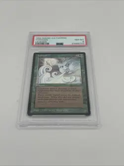MTG Typhoon English Legends PSA 8 NM-MT RESERVED LIST Magic the Gathering 1994 - Image 3