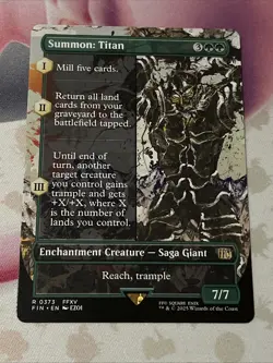 Summon: Titan (Borderless) Final Fantasy Regular - Image 1