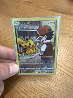 Pokemon Pikachu 241/236 S&M Cosmic Eclipse NM Trainer Gallery - Image 1