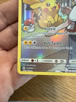 Pokemon Pikachu 241/236 S&M Cosmic Eclipse NM Trainer Gallery - Image 3