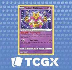 Pokemon - Radiant Alakazam - 059/195 - SWSH12: Silver Tempest - Holo NM - Image 1