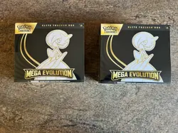 Pokemon TCG 2x Mega Evolution Elite Trainer Box Gardevoir Art - Factory Sealed ✅ - Image 1