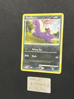 Pokemon D&P Majestic Dawn - Stunky Lv.14 - Non Holo Common - 76/100 - LP - Image 4