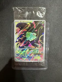 Pokemon TCG Mega Evolution Bulbasaur 133/132 SEALED Booster Box Promo Mint - Image 1