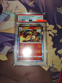 Pokemon TCG Indonesia KFC Chaki Kids Meal Promo PSA 10 Charizard - Image 1