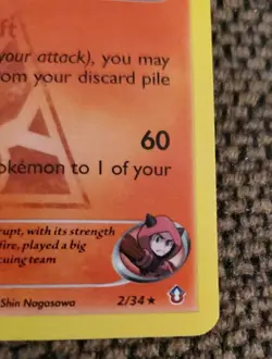 1x Team Magma's Camerupt - 2/34 - Holo Rare NM/LP+ Pokemon XY-- Double C - Image 5