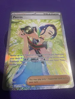 2024 Pokemon Twilight Masquerade 220/167 Perrin Special Illustration Rare - Image 2