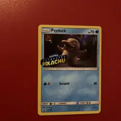 Pokemon TCG: Psyduck #SM199 Detective Pikachu Stamped Black Star Promo - Image 1