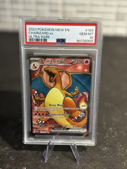 2023 Pokemon Scarlet and Violet 151 Charizard Ex Ultra Rare #183 PSA 10 - Image 1