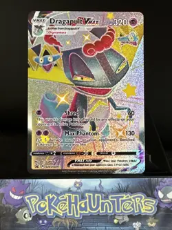 Pokemon Card Dragapult VMAX SWSH097 Black Star Promo Shining Fates NM - Image 1