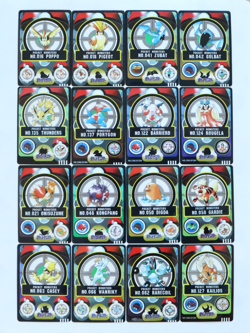 Pokemon Card Lot of 16 Bandai Sealdass Sticker Jolteon Japanese Nintendo 1998 - Image 1