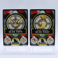 Pokemon Card Lot of 16 Bandai Sealdass Sticker Jolteon Japanese Nintendo 1998 - Image 2