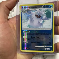 Abomasnow Rare - DP Stormfront 12/100 2008 Pokemon Nintendo Reverse Holo LP Card - Image 1