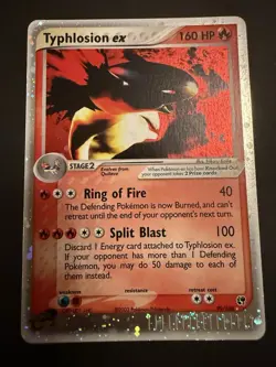 Pokemon TCG Typhlosion EX Sandstorm Holo Ultra Rare Card 99/100 LP/NM - Image 2