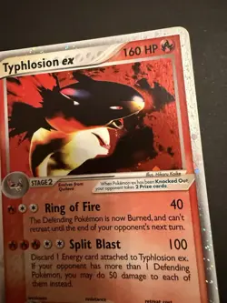 Pokemon TCG Typhlosion EX Sandstorm Holo Ultra Rare Card 99/100 LP/NM - Image 5