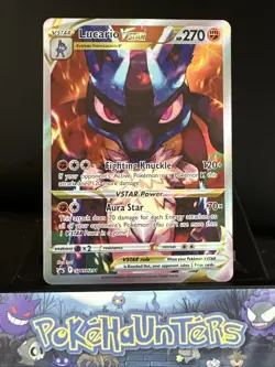 Pokemon Card Lucario VSTAR SWSH291 Crown Zenith ETB Promo Near Mint - Image 1