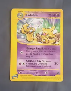 Kadabra 84/165 Pokemon Card - 2002 Expedition Base Set MP Condition - Image 1
