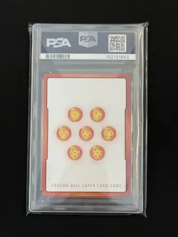 Dragon Ball Fusion World Energy Marker Goku Jiren PSA10 Trading Card Token - Image 2