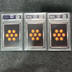 Dragon Ball PSA10 V Jump Promo Three Card Set Son Goku Son Gohan Bardock Rare - Image 2