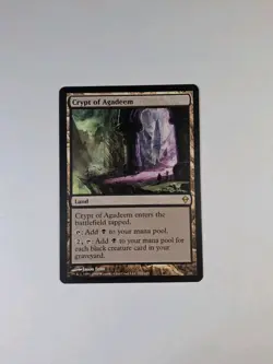 MTG Crypt of Agadeem Zendikar Regular NM - Image 1