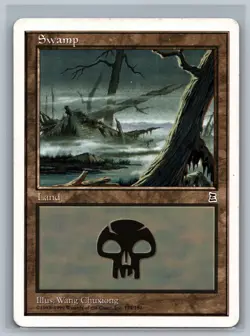 Magic The Gathering Portal Three Kingdoms Swamp #174/180 Land MTG TCG CCG - Image 1