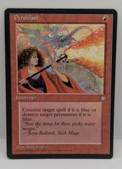 MTG Pyroblast Ice Age Regular Common LP - Image 1