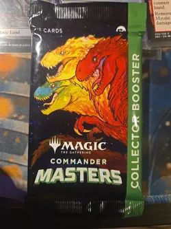 2023 Factory Sealed Magic MTG Commander Masters Collector Booster Pack + Extras - Image 1