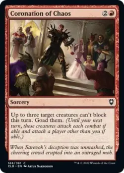 Coronation of Chaos - Light Play MTG Commander Legends: Battle for Baldur's Gate - Image 1