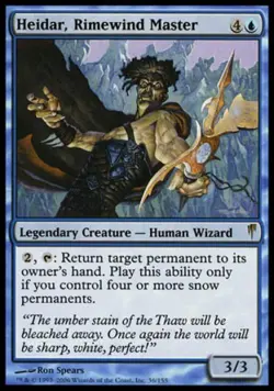 Heidar, Rimewind Master - Light Play MTG Coldsnap - Image 1