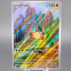 Klawf - 217/198 Illustration Rare SV01: Scarlet & Violet Base Set Pokemon TCG NM - Image 1