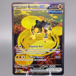 Iron Boulder ex 207/162 Special Illustration Rare SV05: Temporal Forces Pokemon - Image 1