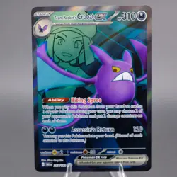 Team Rocket's Crobat ex 217/182 Ultra Rare SV10: Destined Rivals Pokemon TCG NM - Image 1