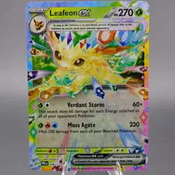Leafeon ex - 006/131 Double Rare SV: Prismatic Evolutions Pokemon TCG NM - Image 1