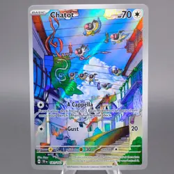 Chatot 181/162 Illustration Rare SV05: Temporal Forces Pokemon TCG NM - Image 1