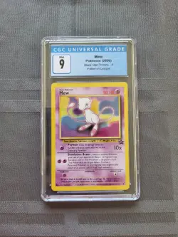 MINT Graded Pokemon Card Mew #8 Black Star Promo 2000 - CGC 9 - C24 - Image 1