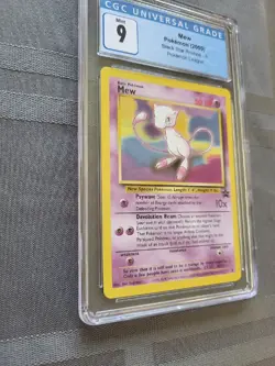 MINT Graded Pokemon Card Mew #8 Black Star Promo 2000 - CGC 9 - C24 - Image 4
