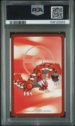 2003 POKEMON RUBY VERSION PLAYING CARDS ACE OF SPADES PIKACHU PSA 10 - Image 2