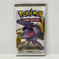 Black & White Legendary Treasures Genesect Sealed Pokemon Card Booster Pack - Image 1