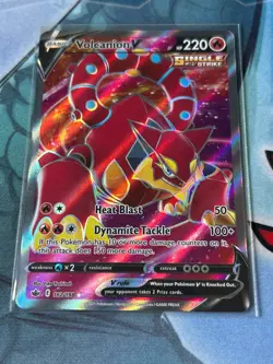 Pokemon Card Volcanion V 162/198 Full Art Ultra Rare Chilling Reign - Image 1