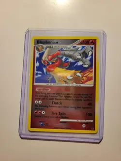 Pokemon Card Blaziken 3/127 Reverse Holo Platinum 2009 - Image 1