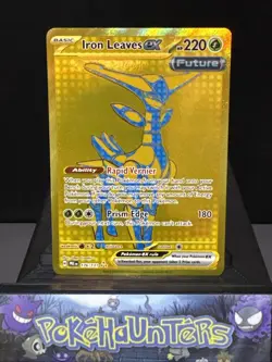 Pokemon Card Iron Leaves EX 176/131 Prismatic Evolutions Rare Near Mint - Image 1