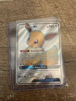Pokemon Eevee GX SM242 Black Star Tag Team Promo 2020 Holo Card Sun And Moon - Image 2